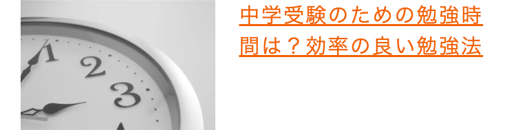 2
Co
中学受験のための勉強時
間は? 効率の良い勉強法